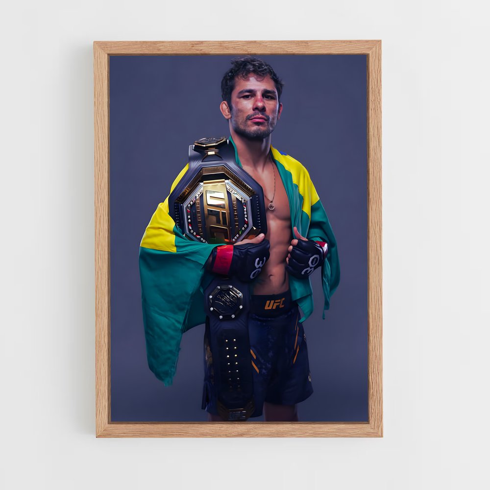 Poster pantoja conquête – affiche MMA (vue 4)